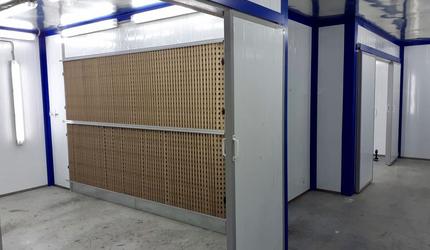 Покрасочная камера для мебели сухая