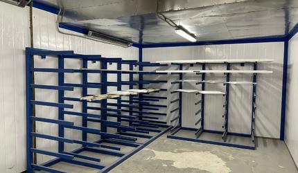 Покрасочная камера для мебели сухая